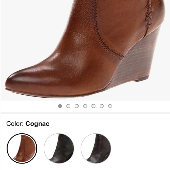 Frye Regina back zip wedge bootie - Picture 4 of 4